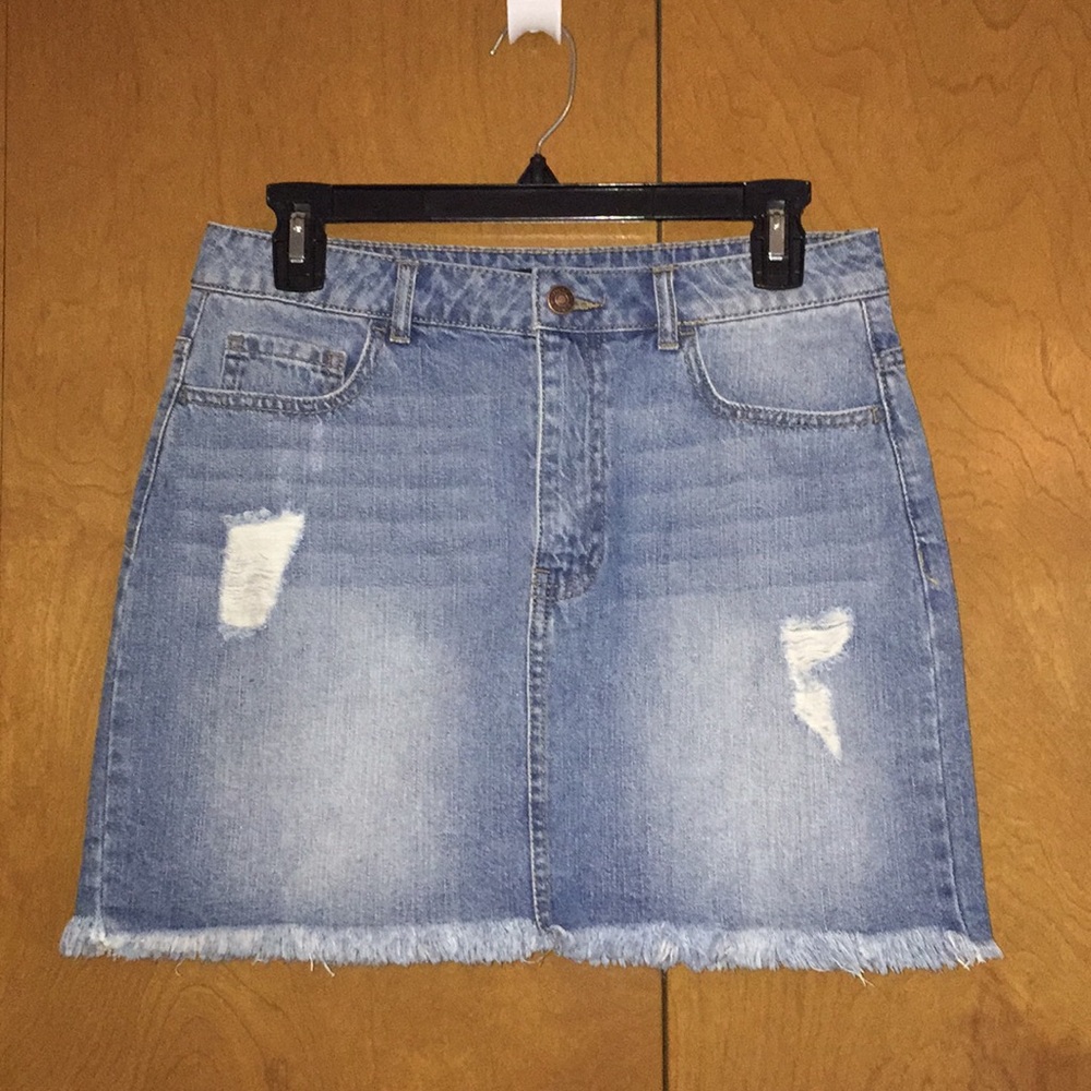 jean skirt